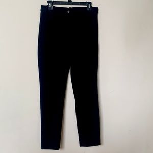 J. Crew High Waisted, Straight Leg Black Trouser